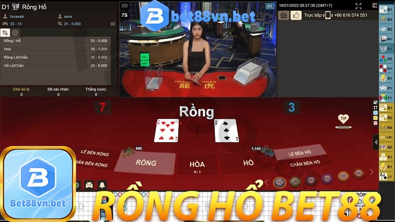 Rồng hổ bet88