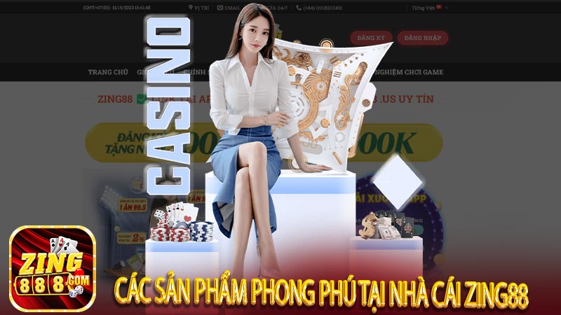 Các sản phẩm phong phú tại nhà cái Zing88